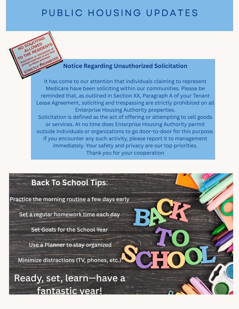 Program Reminders