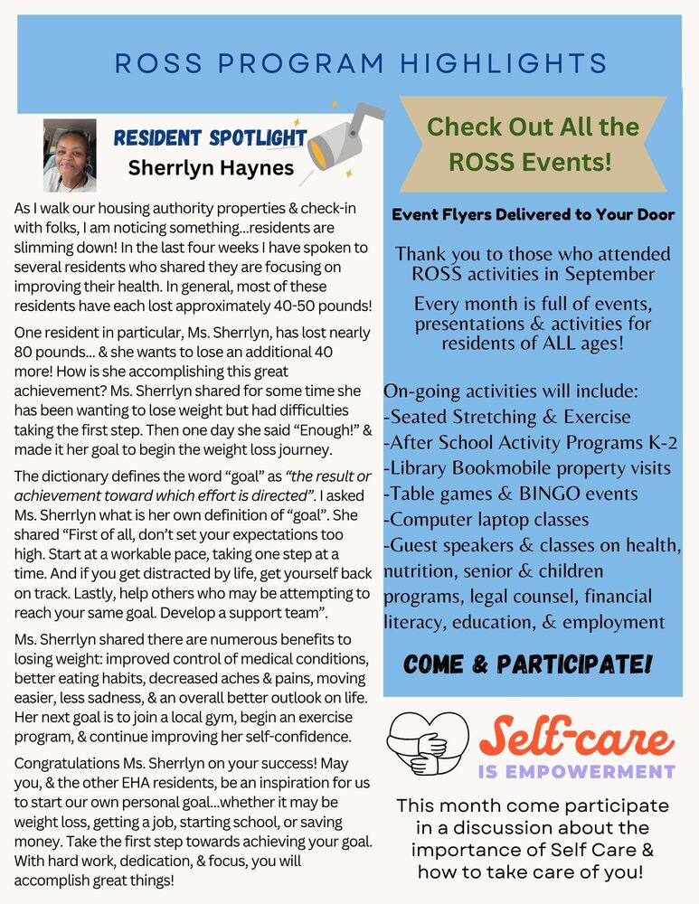 Ross Resident Spotlight