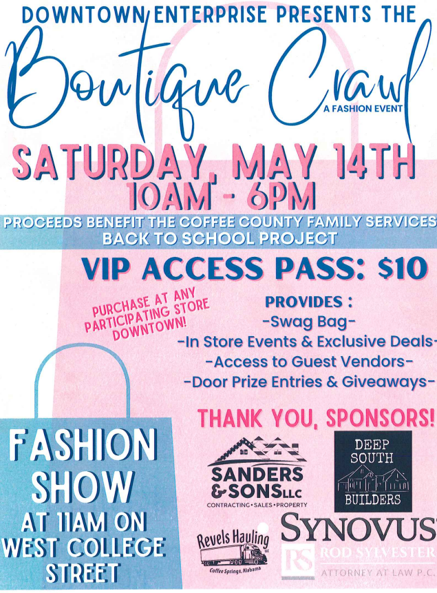 Boutique Crawl