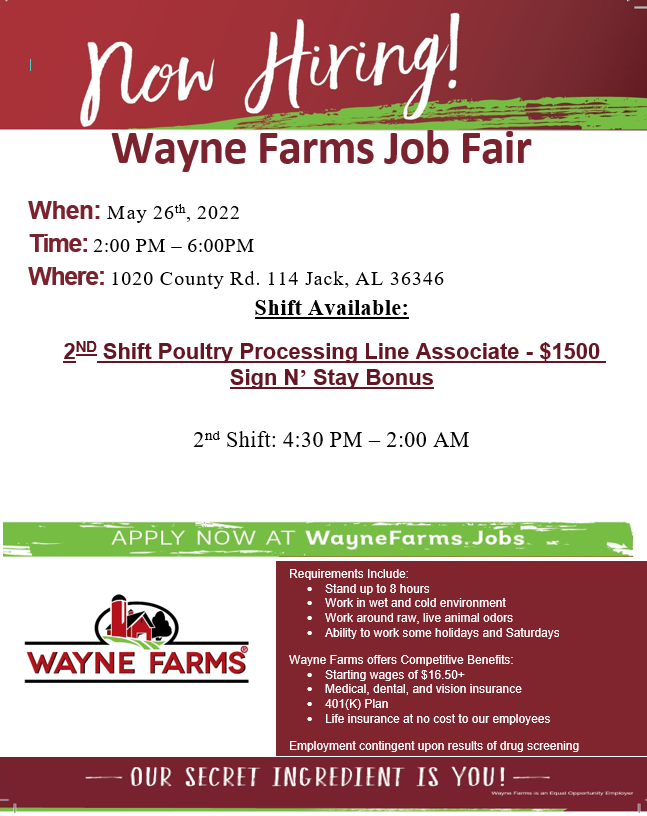 Wayne Farms May